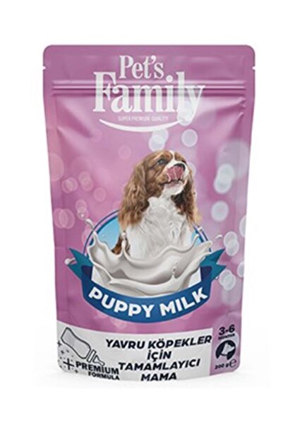 Pets Family Quality Yavru Köpek Süt Tozu 200gr