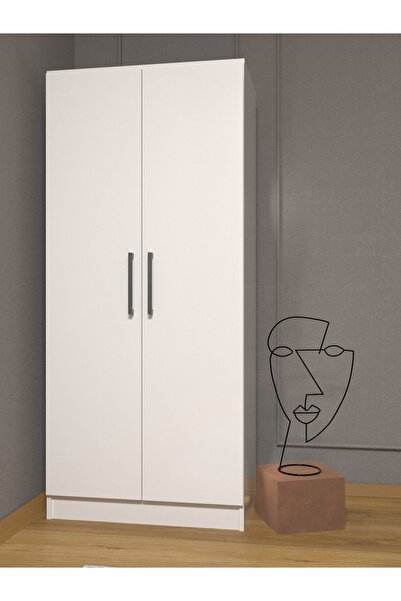 ESYAH İki Kapaklı Raflı Dolap