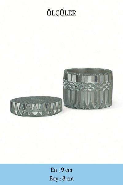 Evene Cutie Decorativă Cutie Multifuncțională Cutie Bijuterii Culoare Argintie Model 13
