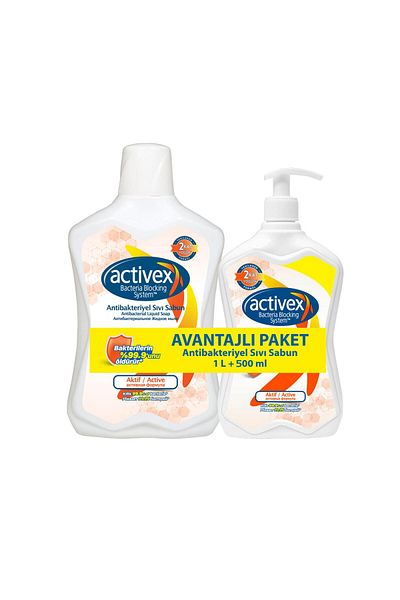 Activex Liquid Soap 1 Lt +500 Ml Active