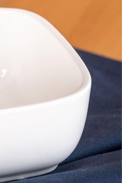 Digithome Acar Pure Royal Porcelain Bowl 9 Cm Square White - Sct-05412 C320.033