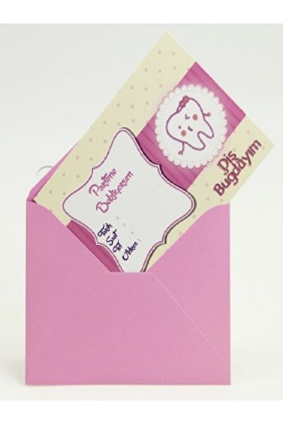 Kazanabil 12Lİ DİŞ BUĞDAYI PARTİSİ DAVETİYE VE ZARFI PEMBE
