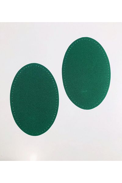 Self Casa Patch de reparare pentru genunchi, țesut verde, care se lipsește cu fier de călcat - Patch Iron On (10X15CM) (2 buc.)