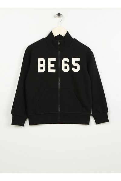 Benetton Черен суичър за момиче 32N4C502R
