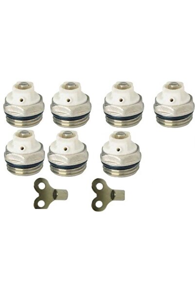 Kalite Radyatör Prujör Petek Havlupan Hava Alma Purjör Anahtarı 7+2 Adet