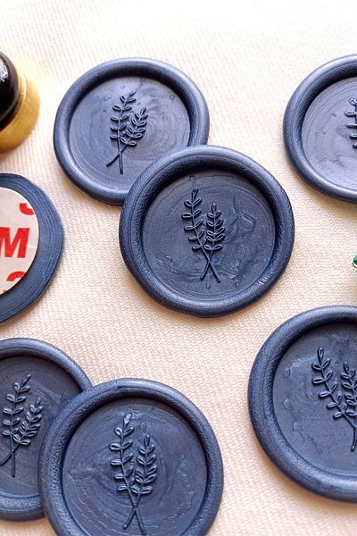 Dekorden Ready wax seal - Anthracite color (50 Pieces)