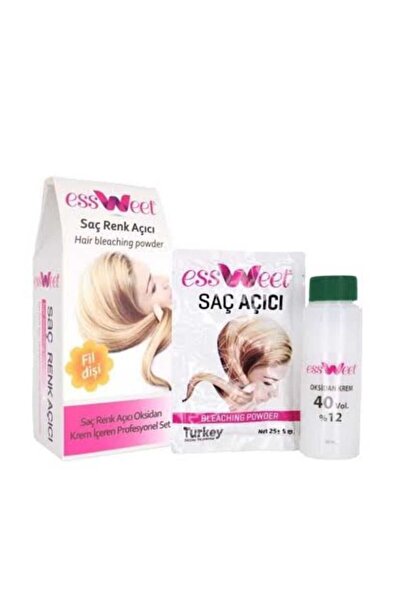 Essweet Saç Renk Açıcı Set - Renk Açıcı Set - Profesyonel Saç Açıcı Set