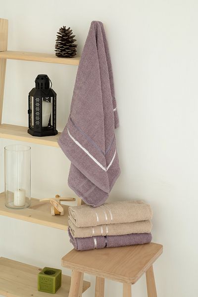 NUTEX طقم من 4 مناشف لليد والوجه مقاس 50 × 85 سم
