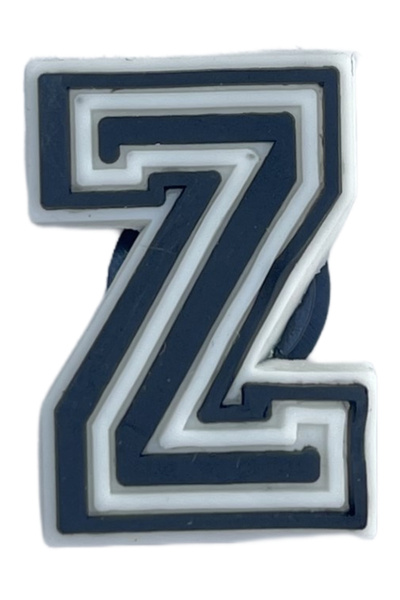 Crocs Terlik Süsü-jibbitz-Siyah z harfi-charm-anahtarlık-bileklik Takıları