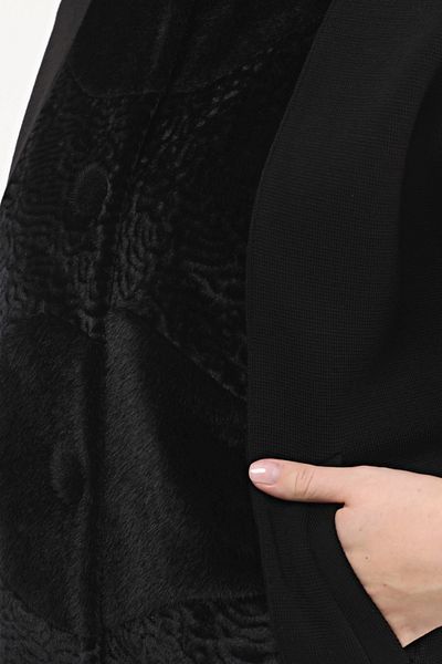 Laden Steel Knit Knitwear Black Sleeve Poncho Women's Large Size Cardigan Wool Winter Mother Cardigan