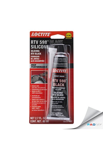 Genel Markalar Loctıte Sı 598 Süper Siyah Silikon Sıvı Conta 80 Ml