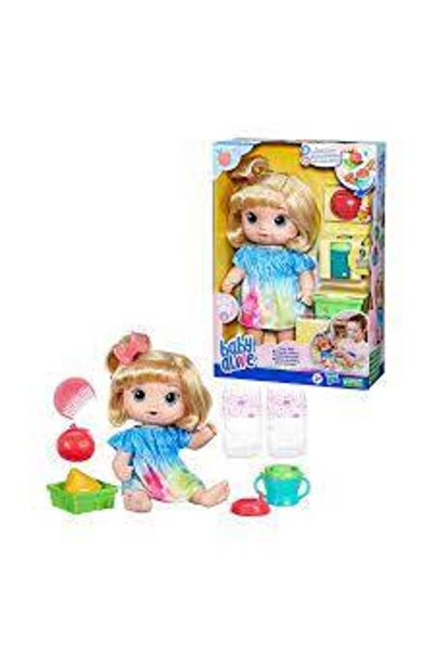 Baby Alive F7356 BABY ALIVE BEBEGIMLE MEYVE SUYU EGLENCESI - SARISIN