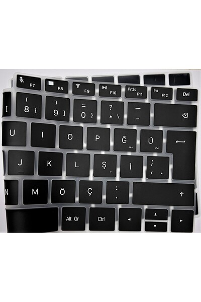ARABULALACA Huawei Matebook 14 Türkçe Q Silikon Klavye Koruyucu Klvl-wfh9