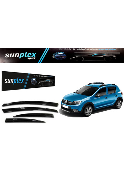 SUNPLEX Dacia Sandero Stepway 2012 Model Uyumlu Araca Özel Cam Rüzğarlıgı Ön ...