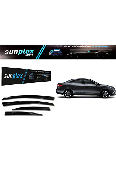 SUNPLEX Renault Fluence 2011 Model Uyumlu Araca Özel Cam Rüzğarlığı Ön Arka 4lü