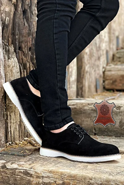 Deri De Luxe Genuine Leather Men's Classic Shoes