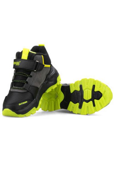Alessio 022 Thermo Non-Slip Sole Water Resistant Children's Boots BLACK GREEN