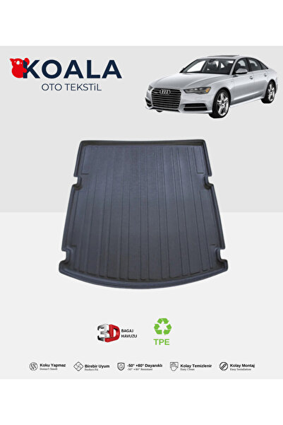 KoalaOtoTekstil Audi A6 Sedan (C7) (2011-2018) 3d Bagaj Havuzu