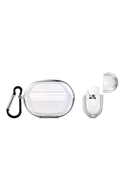 NANOSPACE Silicone Transparent Case with Soft Hook for Huawei FreeBuds 5i