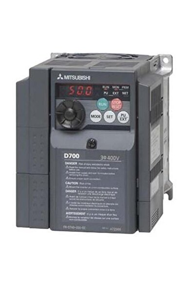 Mitsubishi FR-CS82S-025-60 Inverter,Hız Kontrol, Sürücü, Driver 0,4 KW 2,5A M...