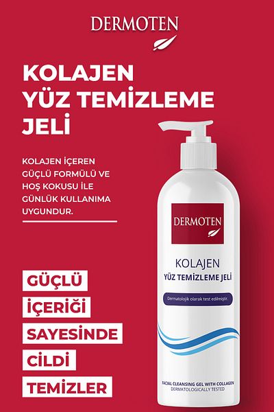 Dermoten Collagen Facial Cleansing Gel 275 ml