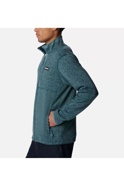 Columbia Sweater Weather™ Erkek Tam Fermuarlı Polar Üst Yeşil AO9710-414