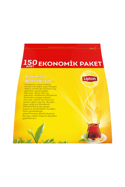 Lipton Doğu Karadeniz Bergamotlu Demlik Çay 150li x 3 Adet