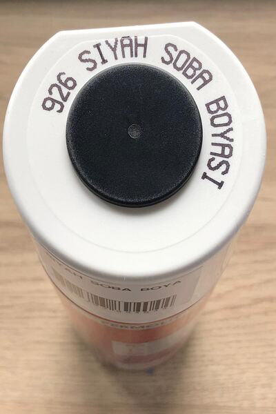 Akçalı Sprey Boya 400 ml Siyah Soba Boyası