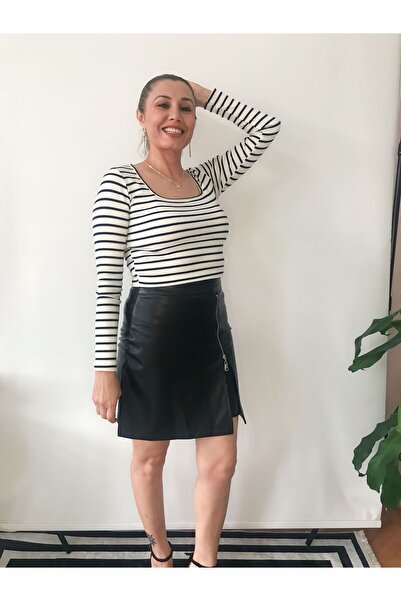 Chamakh Πλεκτό κορμάκι με ρίγες