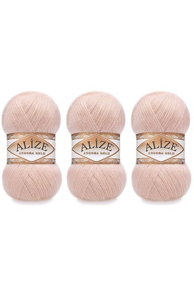 Alize Νήματα πλεξίματος χειρός Angora Gold 100 Gr 3 ΤΕΜ