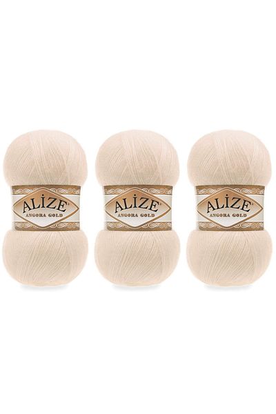 Alize Νήματα πλεξίματος χειρός Angora Gold 100 gr 3 τεμάχια