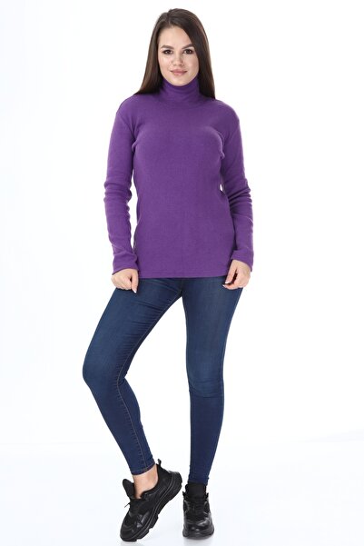 ixir Purple Women's Turtleneck Turtleneck Sweater