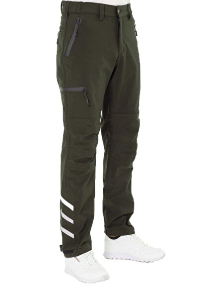 Şensel تحرير الملصق، بنطال سوفتشيل، كاكي -54e5025-طارد للماء، مقاوم للرياح