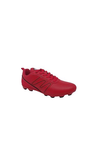 Jump 28524 Men's Red Lace-up Crampon Football Shoes