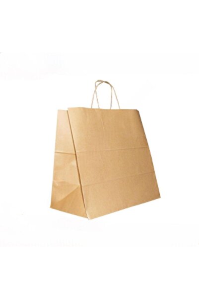 GİZPAK Burgu Saplı Kraft Kağıt Çanta 32x33x20cm 250 Adet