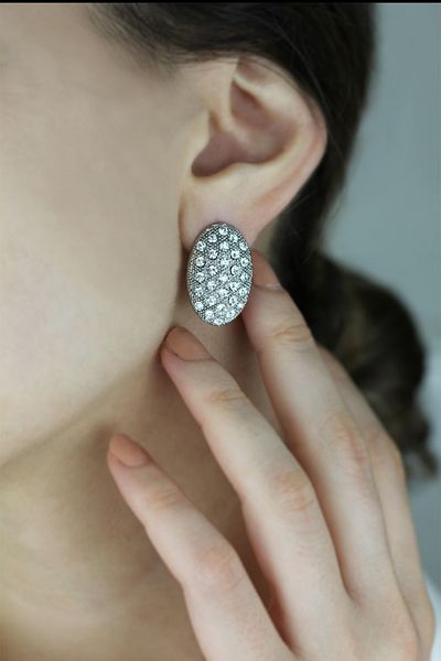 KYOLA DESİGN Oval Elegant Earrings