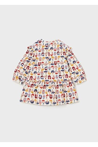 MAYORAL Kız Bebek Bej Elbise Polar