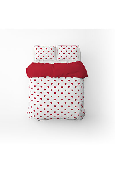 Pusula Home Set cuvertură de pilota Heart Red Double