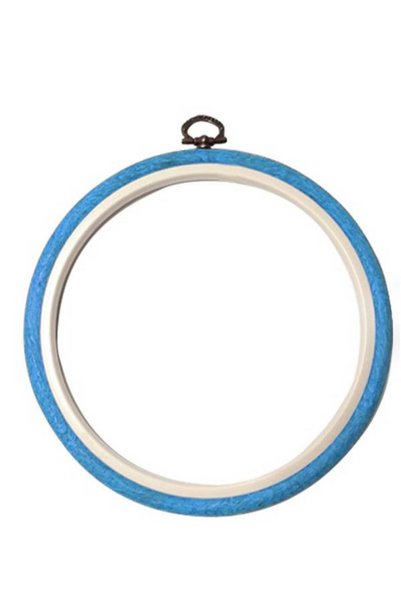 Nurge No:2 Round Blue Plastic Panel Pulley - 13.5cm - 10mm
