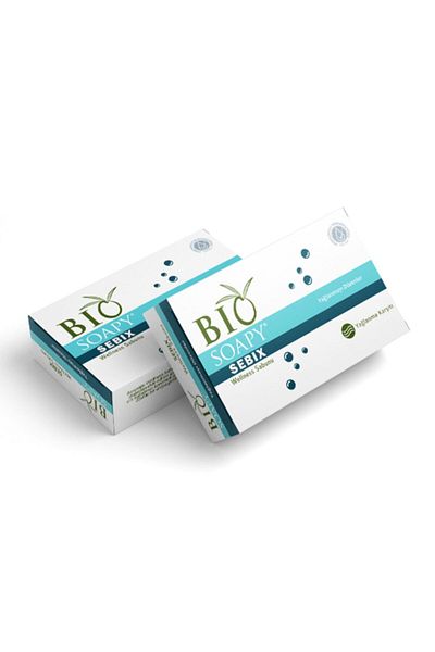 Biosoapy صابون سيبيكس طبيعي 100% 100 جرام × 2 قطعة فعال لعلاج التهاب الجلد الدهني