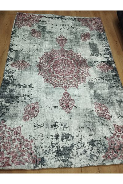 ESPİCAL HOME Elastic Carpet Cover Made of Soft Velvet Fabric