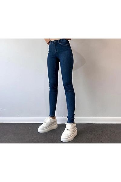 LİMABEL Pantaloni de blugi skinny albastru închis Adunare colorfast (vezi tabelul nostru cu mărimi)