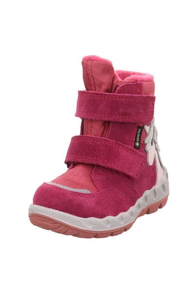 Superfit ICEBIRD - Cizme Gore-tex impermeabile pentru fete roșii/roz