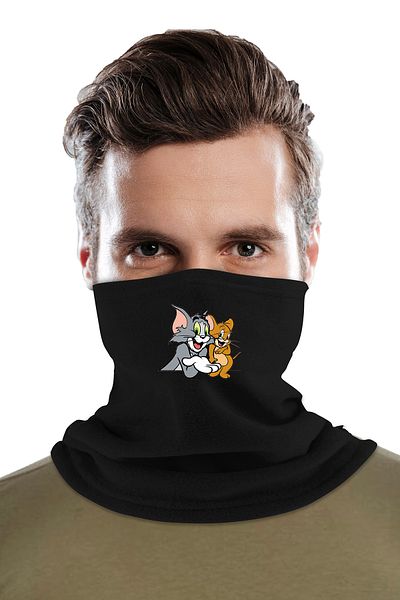herotasarım Set de mănuși lungi cu guler de iarnă Tom și Jerry