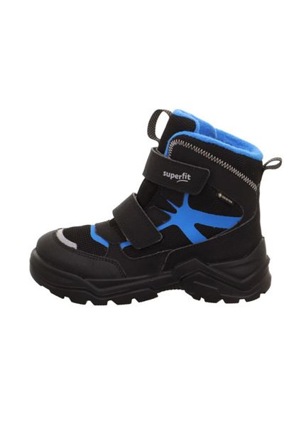 Superfit SNOW MAX - Cizme Gore-tex impermeabile pentru baieti negre/albastre