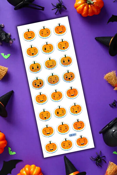 BP Tattoo Pumpkin Sevimli Balkabağı Halloween Sticker Set