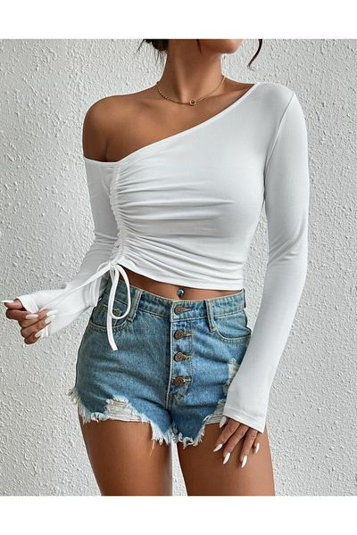 f-maskfashion BANDED SHOULDER OPEN BODY