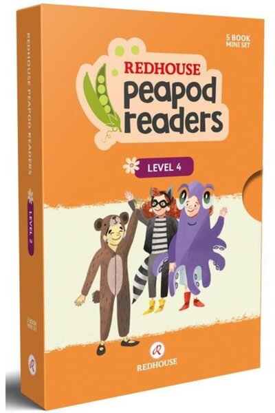 Generic Brand Redhouse Peapod Readers İngilizce Hikaye Seti 4 - Kutulu Başlan...