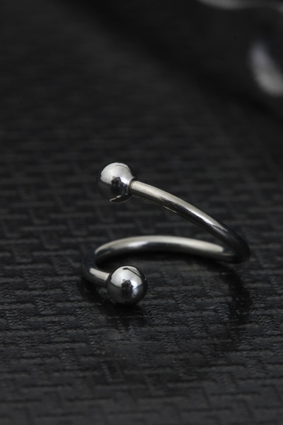 depozoom Cerrahi Çelik Spiral Kıkırdak Piercing