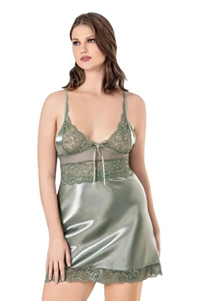 Viselya Camasa de noapte verde marime plus